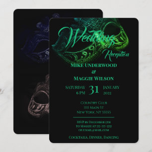 Elegant Evening Wedding Party Invitation
