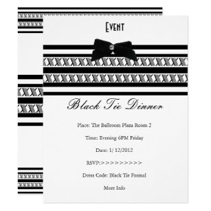formal event invitations zazzle