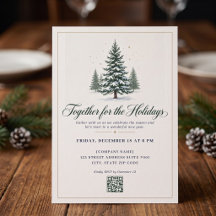 Elegant Evergreen Corporate Holiday Party