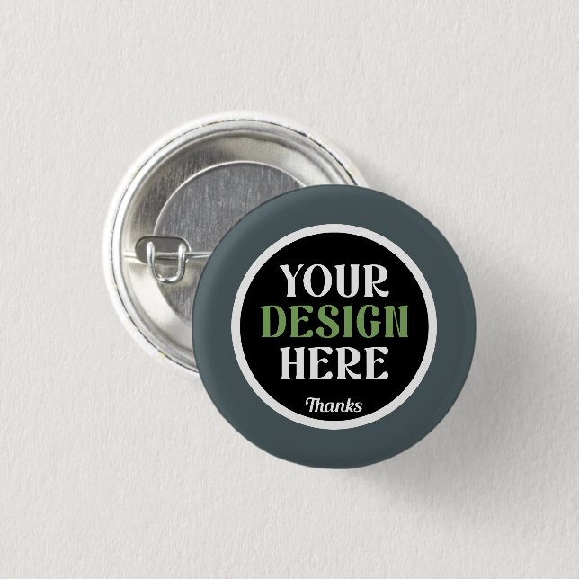 Elegant, exclusive, modern & polished button (Front & Back)