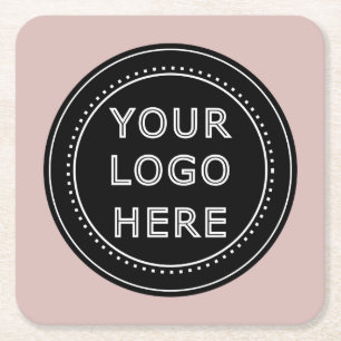 Elegant, exclusive, modern & polished square paper coaster