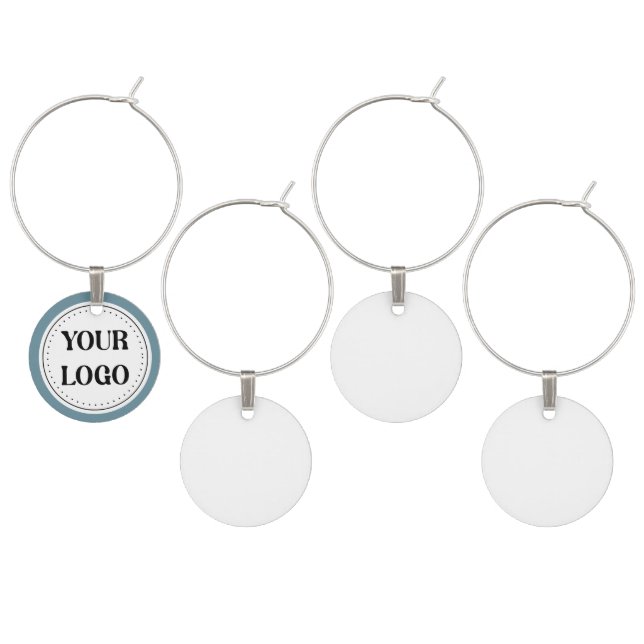 Elegant, exclusive, modern & polished wine charm (Staggered)