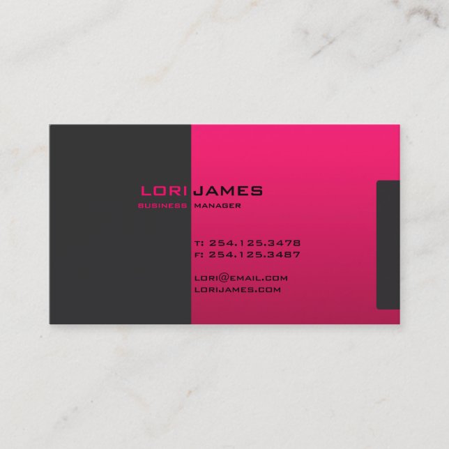 Elegant Executive Business Card Template (Front)