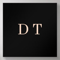 Elegant Executive DT Monogram Gold Presidential