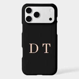 Elegant Executive DT Monogram Gold Presidential iPhone 17 Pro Max Case