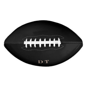 Elegant Executive DT Monogram Gold Presidential Football
