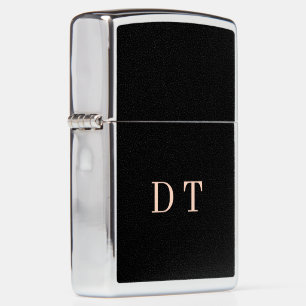 Elegant Executive DT Monogram Gold Presidential Zippo Lighter