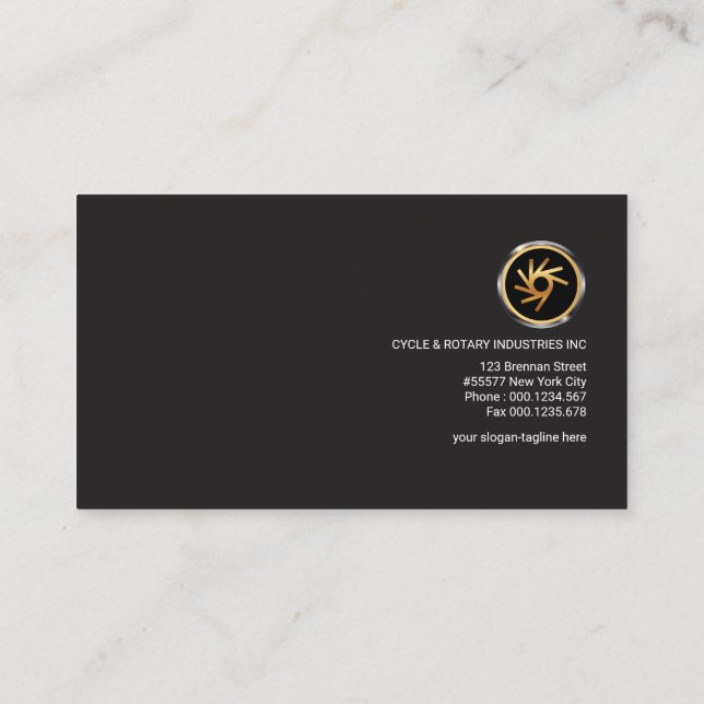 Presentation Card.。.:⋈*【 L 】 Elegant Exquisite Stunning Silver Line Founder CEO Business