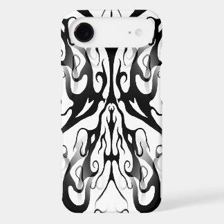 Elegant Face in Fire and Flames Tribal Design iPhone 17 Air Case