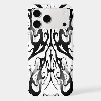 Elegant Face in Fire and Flames Tribal Design iPhone 17 Pro Max Case