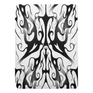 Elegant Face in Fire and Flames Tribal Design iPad Pro Cover