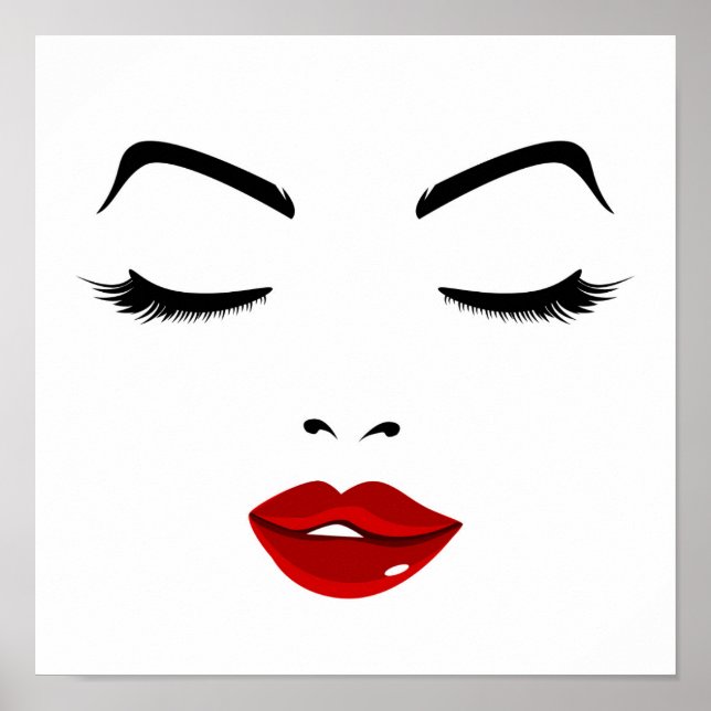 Elegant Face Poster (Front)