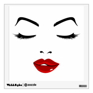 Elegant Face Wall Decal