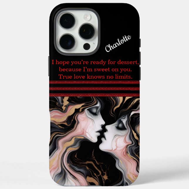 Elegant faces in abstract  Case-Mate iPhone case (Back)