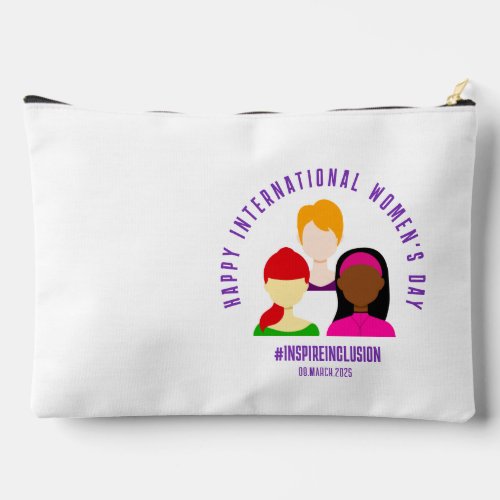 Elegant Faces International Womens Day March 8 Accessory Pouch