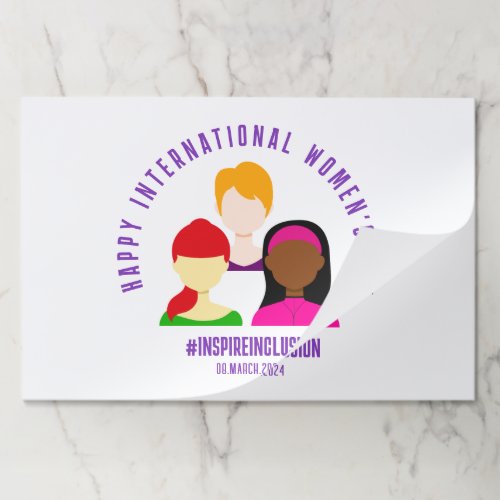 Elegant Faces International Womens Day March 8 Paper Pad