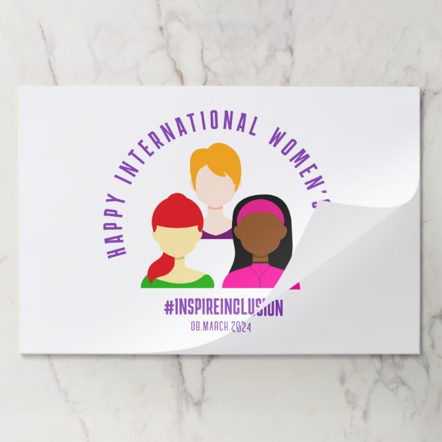 Elegant Faces International Women's Day March 8 Paper Pad (Folded)