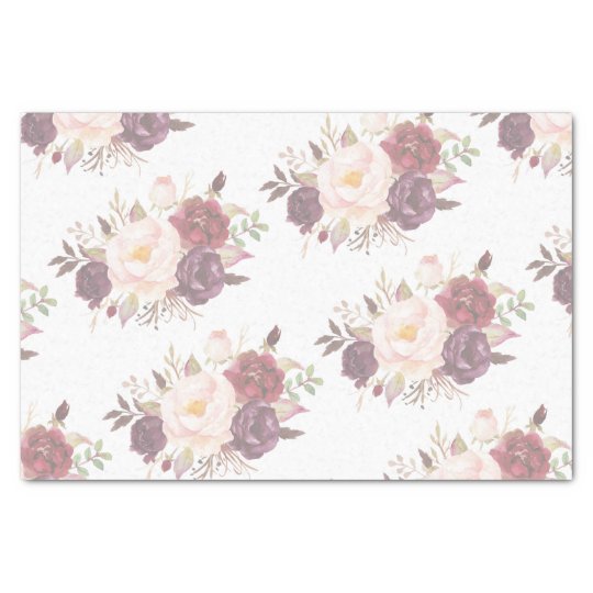 elegant faded floral wedding invitation tissue paper zazzle com