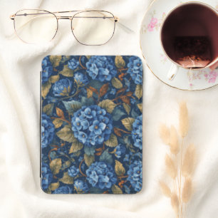 Elegant Faded Hydrangea Floral Pattern Decoupage Kindle Cover
