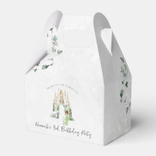 Elegant Fairy Tale Princess Birthday Party Favor Boxes