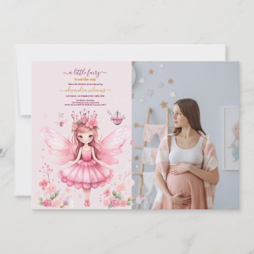 Elegant Fairytale Baby Shower Invitation