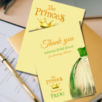 Elegant Fairytale Princess Frog Bridal Shower