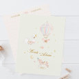 elegant fairytale words of advice baby shower enclosure card