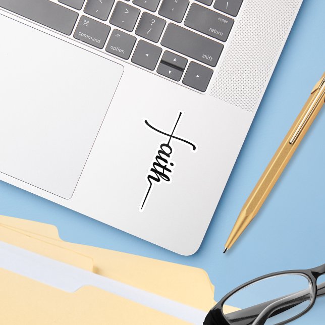 Elegant Faith Cross Sticker (Creator Uploaded)