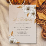 Elegant Fall Boho Chic Floral 21st Birthday Party Invitation<br><div class="desc">Celebrate this special milestone in style with our exquisite Elegant Fall Watercolor Floral Birthday Party Invitation. This invitation showcases a stunning watercolor illustration of vibrant fall flowers, capturing the essence of the season's beauty. The lush botanicals and rich fall colors create a luxurious and inviting atmosphere. For more products visit...</div>