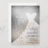 Elegant Fall Bridal Shower Invitation (Front/Back)