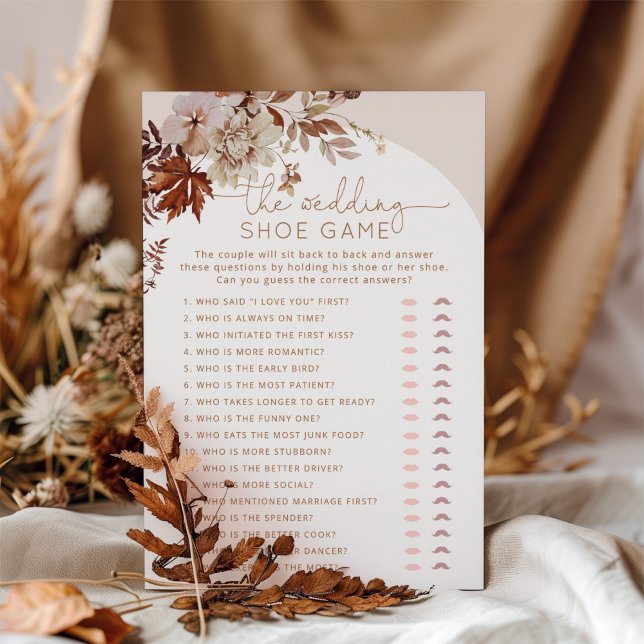 Elegant fall bridal The wedding shoe game (Creator Uploaded)