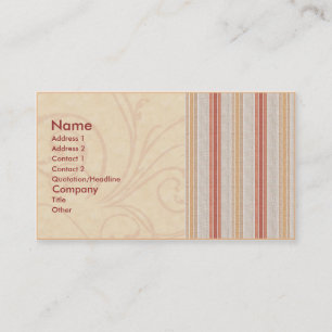Elegant Fall Business Card
