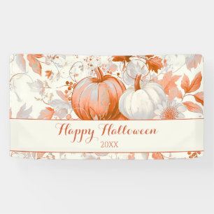 Elegant Fall Chinoiserie Halloween Banner