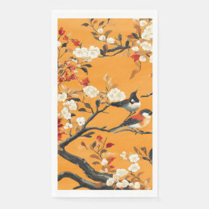 Elegant Fall Chinoiserie Paper Plate Paper Guest Towels