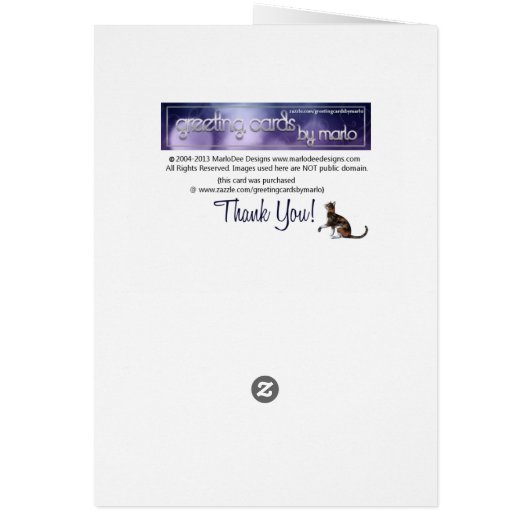 Elegant Fall Flowers Thanksgiving Card 1 (Back)