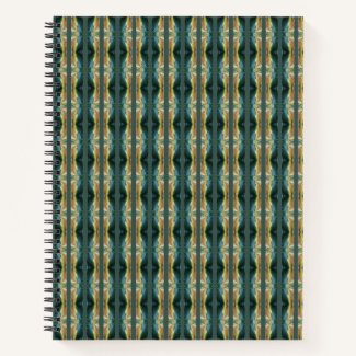 Elegant Fall Leaf Abstract Art, Striped Pattern