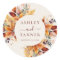 Elegant Fall Leaves Autumn Wedding
