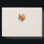 Elegant Fall Leaves Autumn Wedding Envelope<br><div class="desc">Elegant Fall Leaves Autumn Wedding envelope features a beautiful bouquet of autumn leaves in rust,  yellow,  gold,  mustard,  brown and purple.</div>