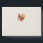 Elegant Fall Leaves Autumn Wedding Envelope<br><div class="desc">Elegant Fall Leaves Autumn Wedding envelope features a beautiful bouquet of autumn leaves in rust,  yellow,  gold,  mustard,  brown and purple.</div>