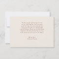 Elegant Fall Leaves Autumn Wedding Thank You Card | Zazzle