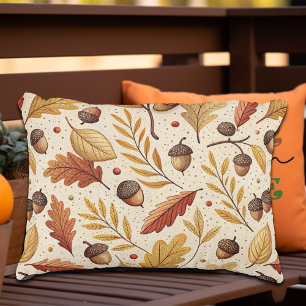 Elegant Fall Pattern Accent Pillow