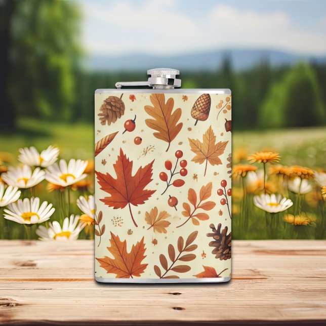 Elegant Fall Pattern Flask (Creator Uploaded)