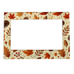 Elegant Fall Pattern Magnetic Frame