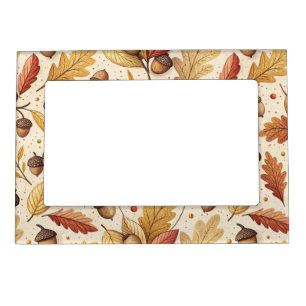 Elegant Fall Pattern Magnetic Frame
