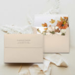 Elegant Fall Pumpkin Wedding Invitation Envelope<br><div class="desc">Watercolor Pumpkin Wedding Invitation Envelope. All Text is Editable - Click the "Customize Further" button to edit. Matching items in our store Cava party design</div>