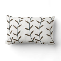Elegant Fall Throw Pillow, Lumbar Pillow 13" x 21"