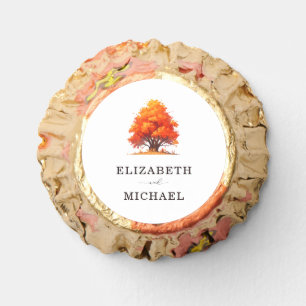 Elegant Fall Wedding Rustic Autumn Tree Wedding  Reese's Peanut Butter Cups