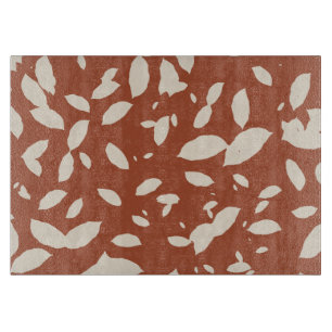 Elegant Falling Leaves Friendsgiving Cutting Board