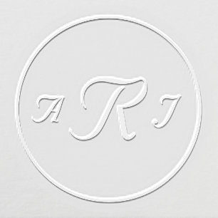 Elegant Family Monogram Embosser