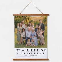 Elegant Family Name Keepsake Photo Gift
